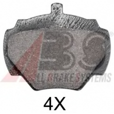 36125 OE ABS Комплект тормозных колодок, дисковый тормоз