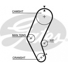 5401 GATES Ремень ГРМ