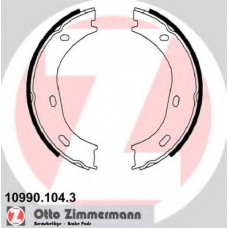 10990.104.3 ZIMMERMANN Комплект тормозных колодок, стояночная тормозная с