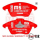 13046072262-SET-MS MASTER-SPORT Комплект тормозных колодок, дисковый тормоз
