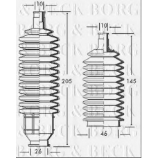 BSG3034 BORG & BECK Пыльник, рулевое управление