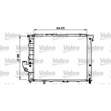 810984 VALEO Радиатор, охлаждение двигателя