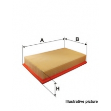 EAF3608.10 OPEN PARTS Воздушный фильтр