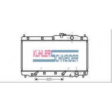 0100331 KUHLER SCHNEIDER Радиатор, охлаждение двигател