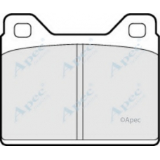 PAD268 APEC Комплект тормозных колодок, дисковый тормоз