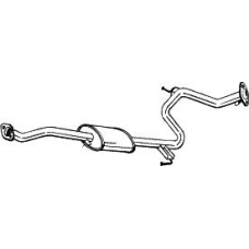283-807 BOSAL Средний глушитель выхлопных газов