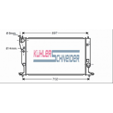 3201781 KUHLER SCHNEIDER Радиатор, охлаждение двигател