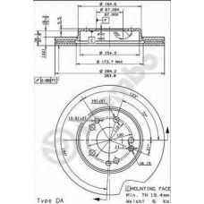 BS 8310 BRECO Тормозной диск