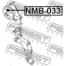 NMB-033 FEBEST Подвеска, двигатель