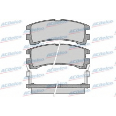 AC641881D AC Delco Комплект тормозных колодок, дисковый тормоз