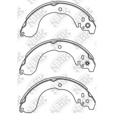 FN2398 NiBK Комплект тормозных колодок