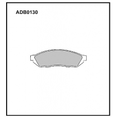 ADB0130 Allied Nippon Тормозные колодки