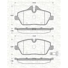 363702161426 MAGNETI MARELLI Комплект тормозных колодок, дисковый тормоз