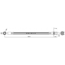 VBH726 MOTAQUIP Тормозной шланг