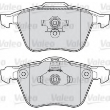 601032 VALEO Комплект тормозных колодок, дисковый тормоз