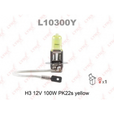 L10300Y LYNX L10300y лампа h3 12v 100w pk22s yellow lynx