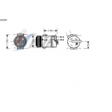 OLK409 GERI Компрессор, кондиционер