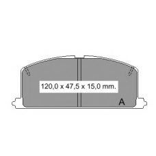 835750 Vema Комплект тормозных колодок, дисковый тормоз