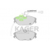 35-0688 KAGER Комплект тормозных колодок, дисковый тормоз