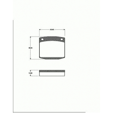 1501222202 S.b.s. Комплект тормозных колодок, дисковый тормоз