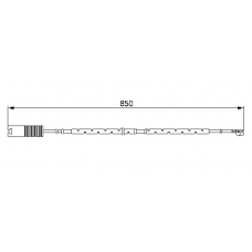 1 987 474 998 BOSCH Сигнализатор, износ тормозных колодок