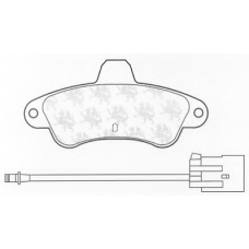 BP767 QH Benelux Комплект тормозных колодок, дисковый тормоз