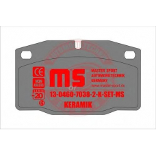 13-0460-7038-2-C-SET MASTER-SPORT Комплект тормозных колодок, дисковый тормоз