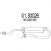 01.30026 MTS Предглушитель выхлопных газов
