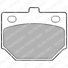 LP198 DELPHI Комплект тормозных колодок, дисковый тормоз