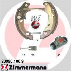 20990.106.9 ZIMMERMANN Комплект тормозных колодок