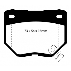 DP3826C EBC Brakes Колодки тормозные