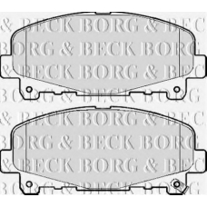 BBP2112 BORG & BECK Комплект тормозных колодок, дисковый тормоз