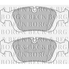 BBP1627 BORG & BECK Комплект тормозных колодок, дисковый тормоз
