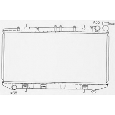 0100776 BEHR Radiator