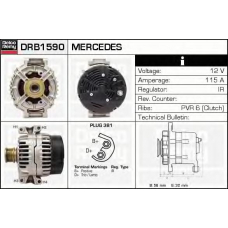 DRB1590 DELCO REMY Генератор