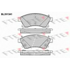 BL2613A1 FTE Комплект тормозных колодок, дисковый тормоз