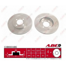 C3B002ABE ABE Тормозной диск