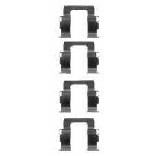 BFK731 QUINTON HAZELL Комплектующие, колодки дискового тормоза