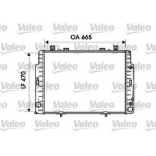 734795 VALEO Радиатор, охлаждение двигателя