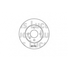 DF1751 TRW Тормозной диск