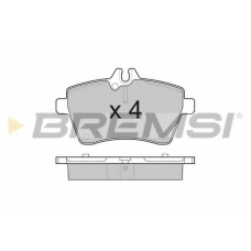BP3189 BREMSI Комплект тормозных колодок, дисковый тормоз