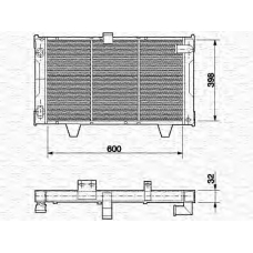 350213598000 MAGNETI MARELLI Радиатор, охлаждение двигателя