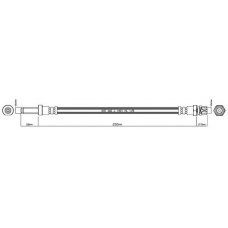 VBH235 MOTAQUIP Тормозной шланг