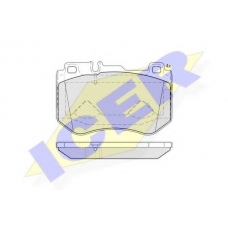 182197 ICER Комплект тормозных колодок, дисковый тормоз
