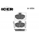 180554 ICER Комплект тормозных колодок, дисковый тормоз
