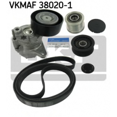 VKMAF 38020-1 SKF Поликлиновой ременный комплект