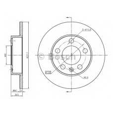 0 986 BB4 359 BOSCH Тормозной диск