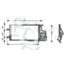 CO0150 EQUAL QUALITY Конденсатор, кондиционер