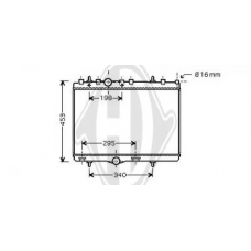 8422604 DIEDERICHS Радиатор, охлаждение двигателя