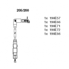 205/200 BREMI Комплект проводов зажигания